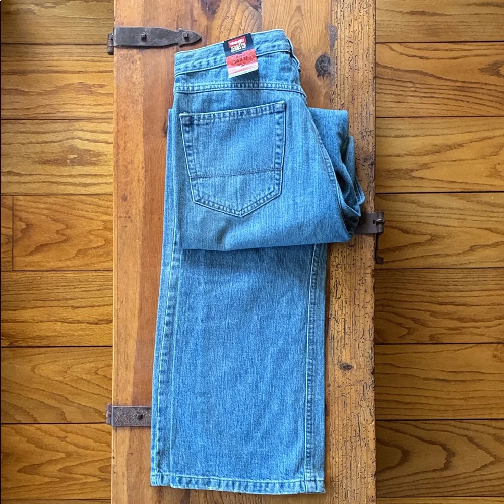 Wrangler Men's Light Blue Bootcut Jeans New 30 X 32 - Picture 4 of 4
